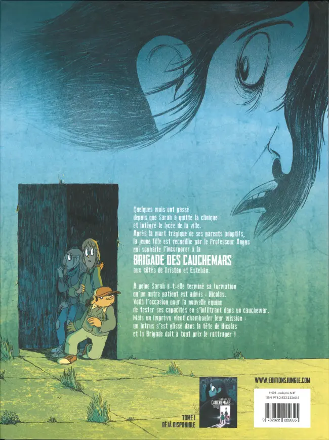 Verso de l'album La Brigade des cauchemars Tome 2 Nicolas