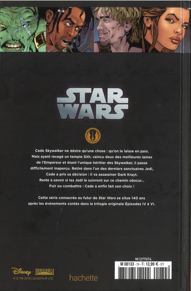 Verso de l'album Star Wars - Légendes - La Collection Tome 74 Star Wars Legacy - V. Loyauté