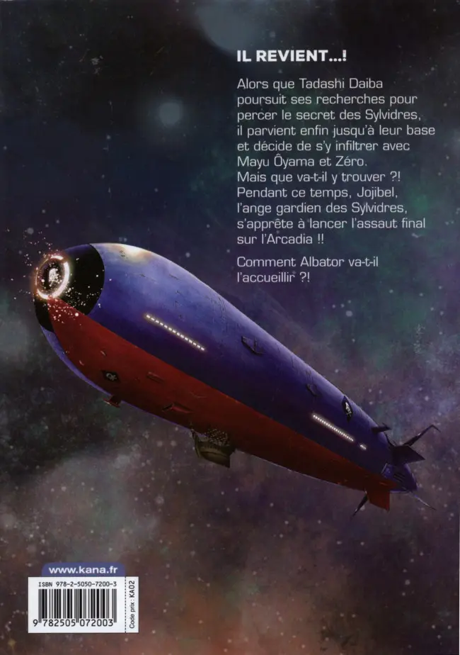Verso de l'album Capitaine Albator - Dimension voyage 7