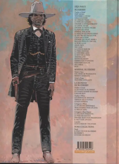Verso de l'album Blueberry Tome 14 L'homme qui valait 500 000$