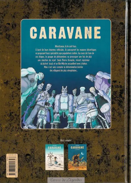 Verso de l'album Caravane Tome 2 La loi des monstres