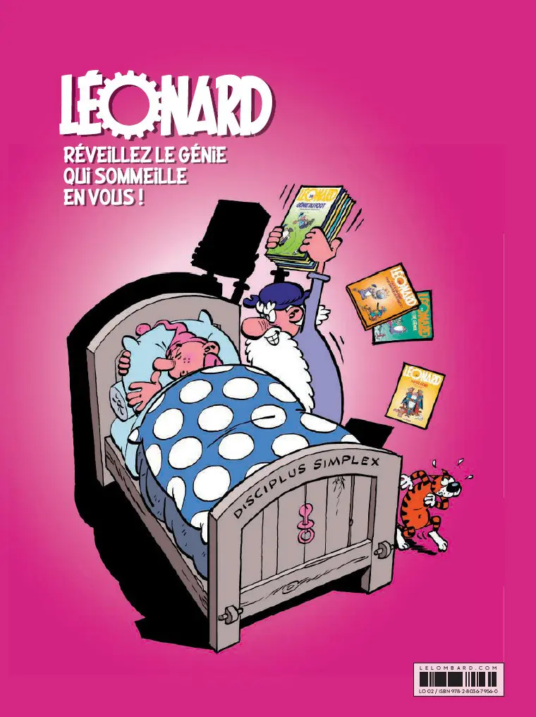 Verso de l'album Léonard Tome 53 Un amour de génie