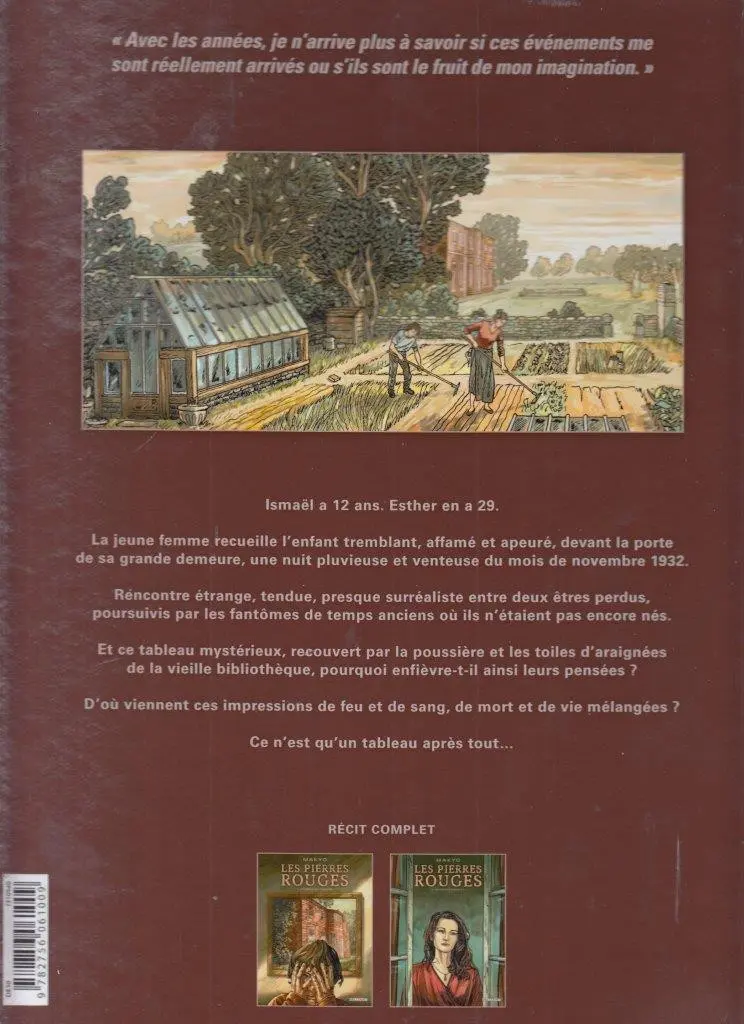 Verso de l'album Les Pierres rouges 2 Retrouver Esther