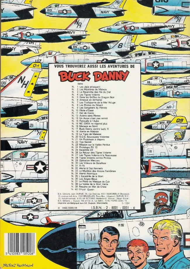 Verso de l'album Buck Danny Tome 14 Patrouille à l'aube