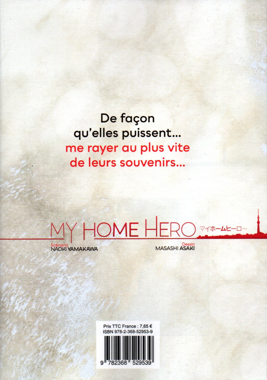 Verso de l'album My Home Hero 10
