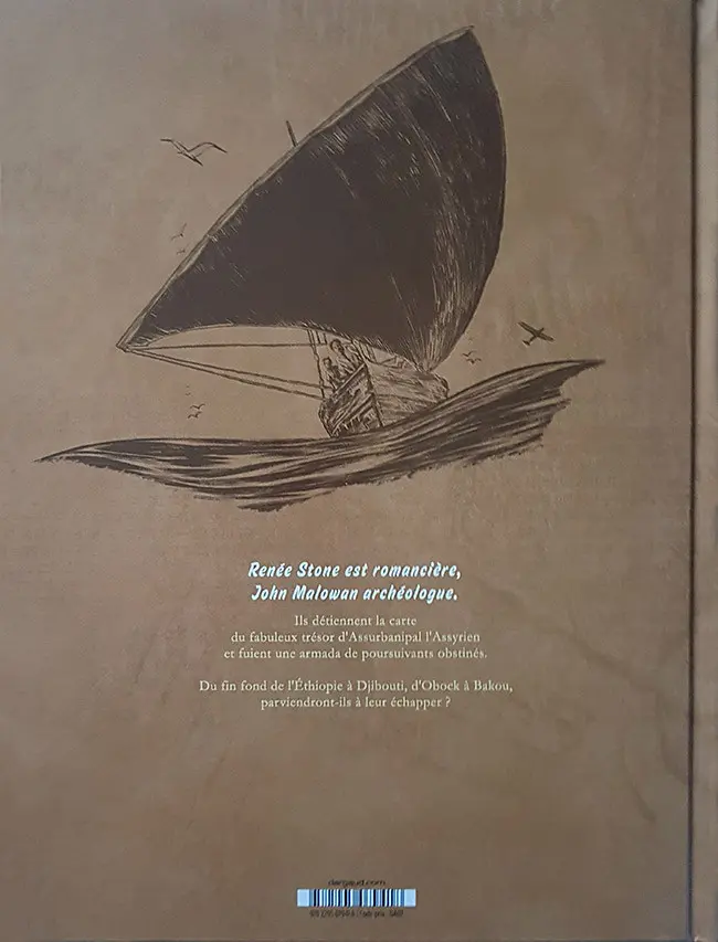 Verso de l'album Une aventure de Renée Stone Tome 2 Le Piège de la mer Rouge