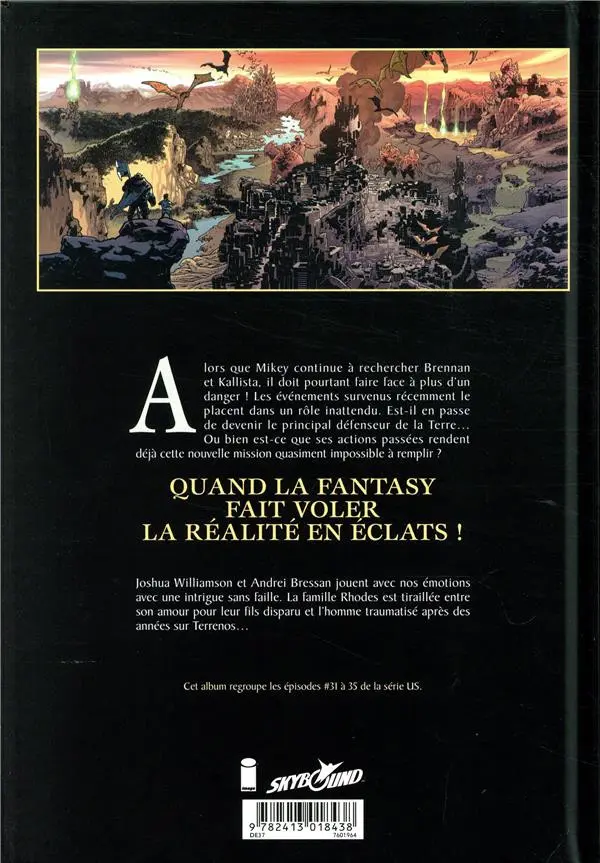 Verso de l'album Birthright Tome 7