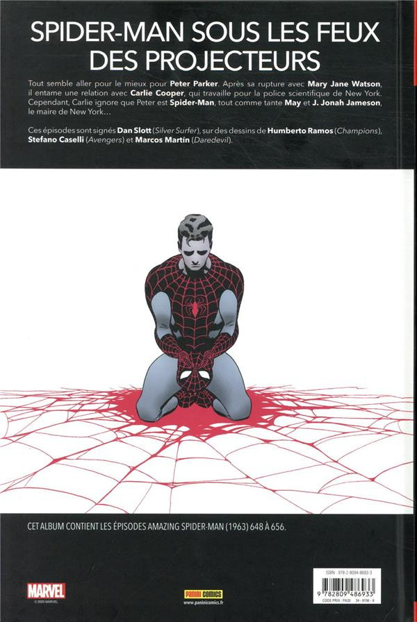 Verso de l'album Spider-Man : Big Time Tome 1 Tout vient à point...