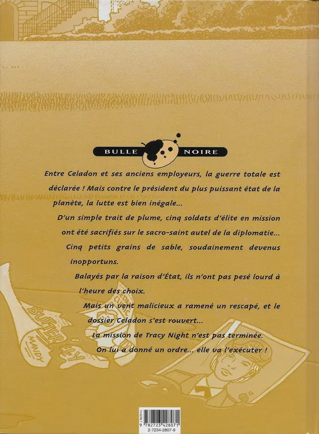 Verso de l'album Celadon Run Tome 2 La colère du papillon
