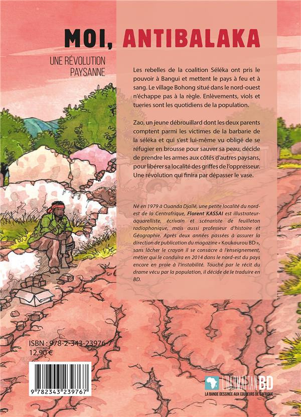 Verso de l'album Moi, Antibalaka Une révolution paysanne