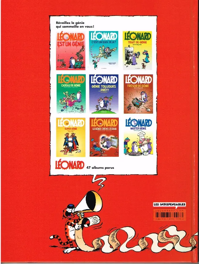 Verso de l'album Léonard Tome 32 Magic Génie