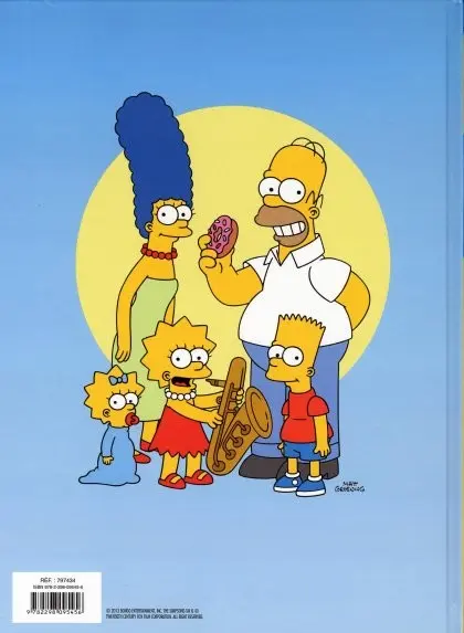 Verso de l'album Les Simpson Tome 21 Sable chaud à gogo