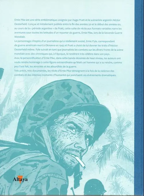 Verso de l'album Tout Pratt Tome 36 Ernie Pike 3