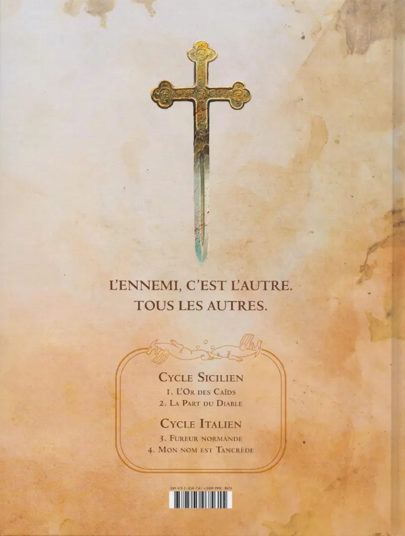 Verso de l'album Ira Dei Tome 4 Mon nom est Tancrède