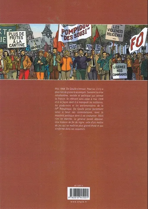 Verso de l'album Charles de Gaulle Tome 4 1958-1968 - Joli mois de mai