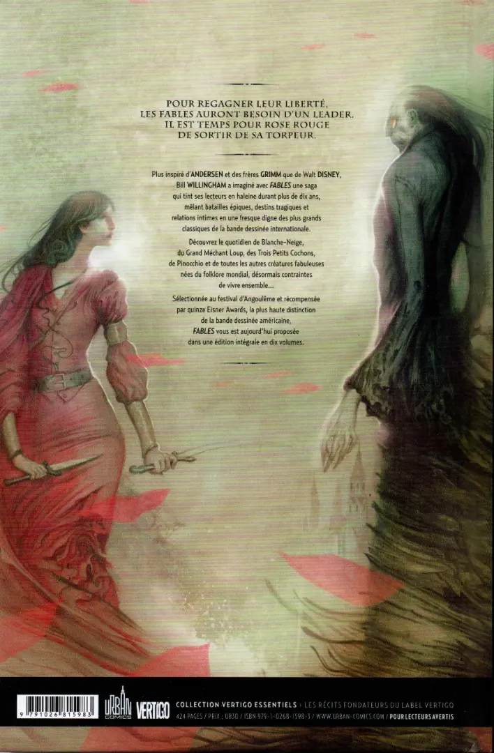 Verso de l'album Fables Volume 7