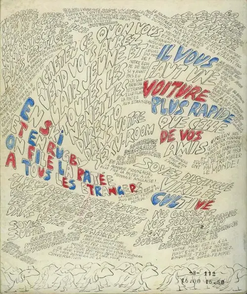 Verso de l'album L'information consommation