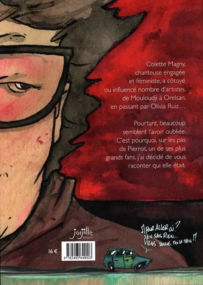 Verso de l'album Colette Magny Les petites chansons communistes