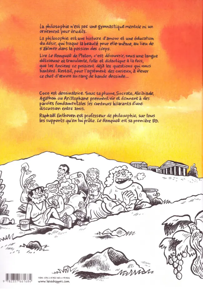 Verso de l'album Le Banquet