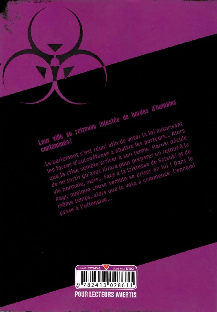 Verso de l'album Infection 13