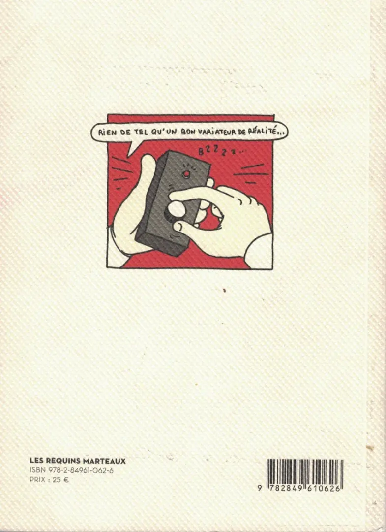 Verso de l'album Le futur est derrière nous car on ne le voit pas venir Le futur est derrière nous car on ne le voit pas venir