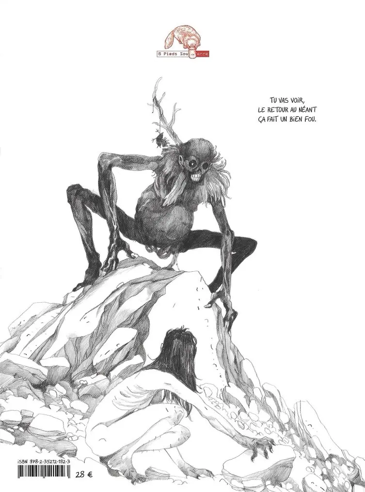 Verso de l'album Sauvage ou la sagesse des pierres