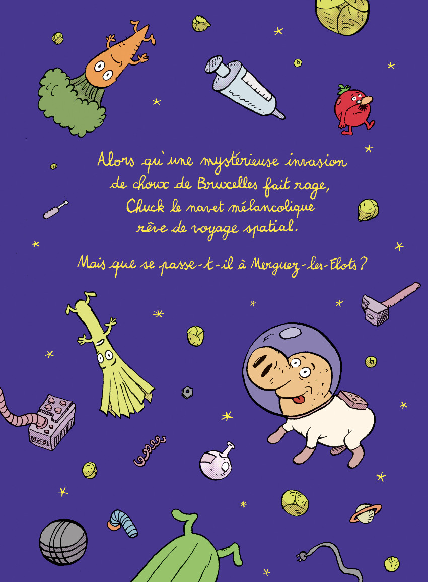 Verso de l'album Constellation Potagère