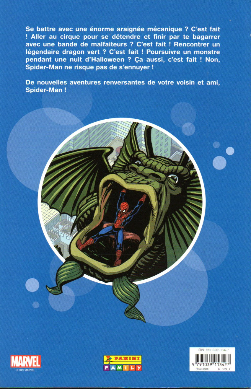 Verso de l'album Les fantastiques aventures de Spider-Man 6 Lire, Ecrire et un robot