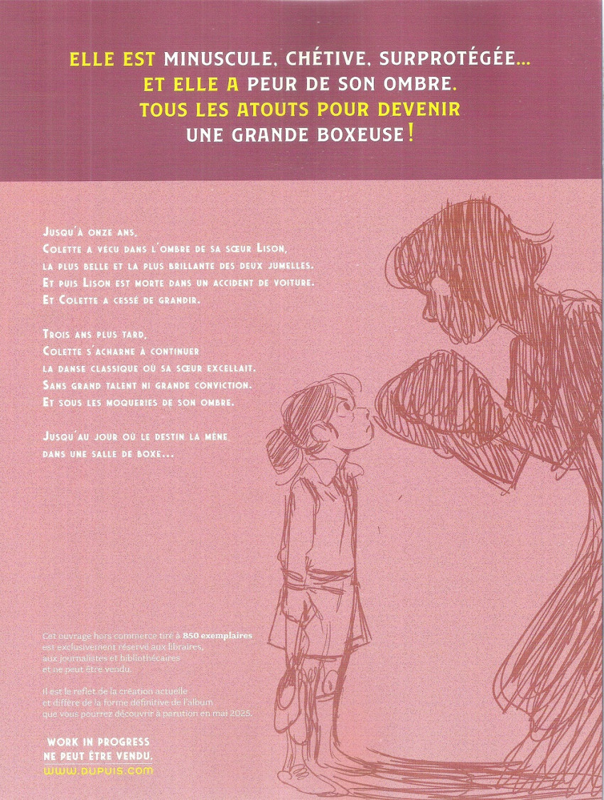 Verso de l'album Mi-Mouche Premier Round Tu veux te battre ?