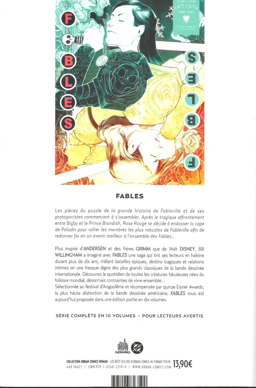 Verso de l'album Fables Volume 9
