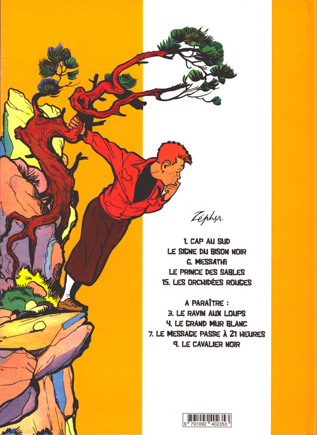 Verso de l'album Zéphyr Tome 3 Messathi Le Prince des Sables