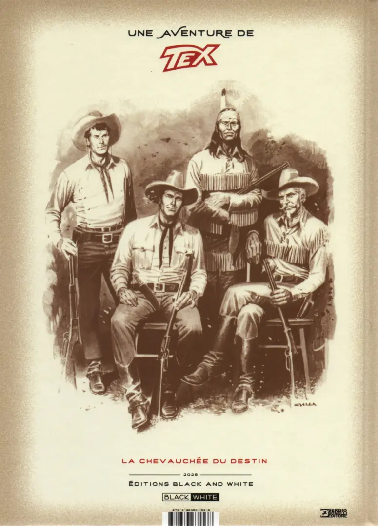 Verso de l'album Tex 20 La chevauchée du destin