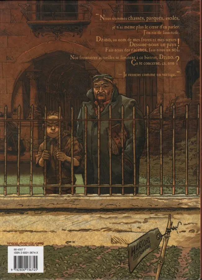 Verso de l'album Dans les villages Tome 5 L'école de la cruauté