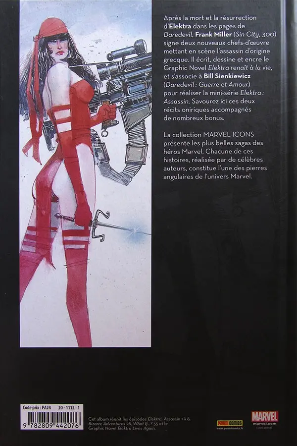 Verso de l'album Elektra