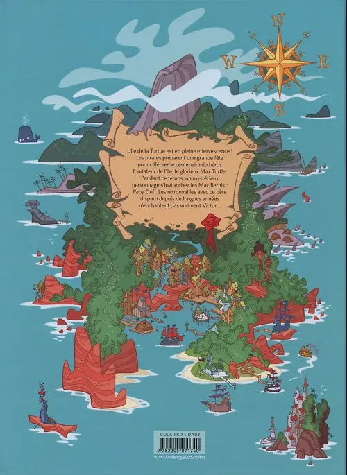 Verso de l'album Famille pirate Tome 2 L'imposteur