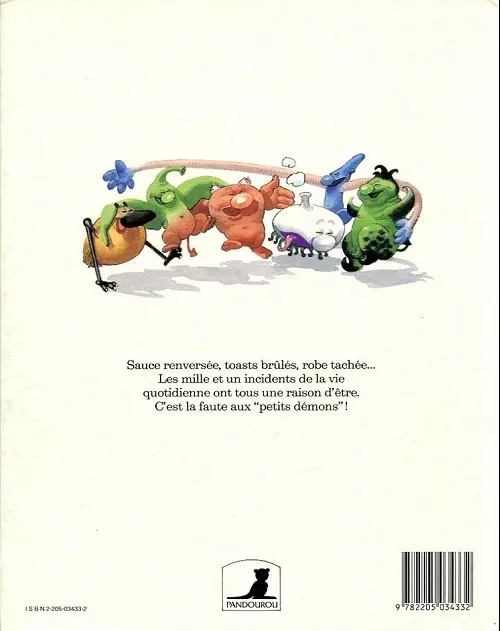 Verso de l'album Les petidés