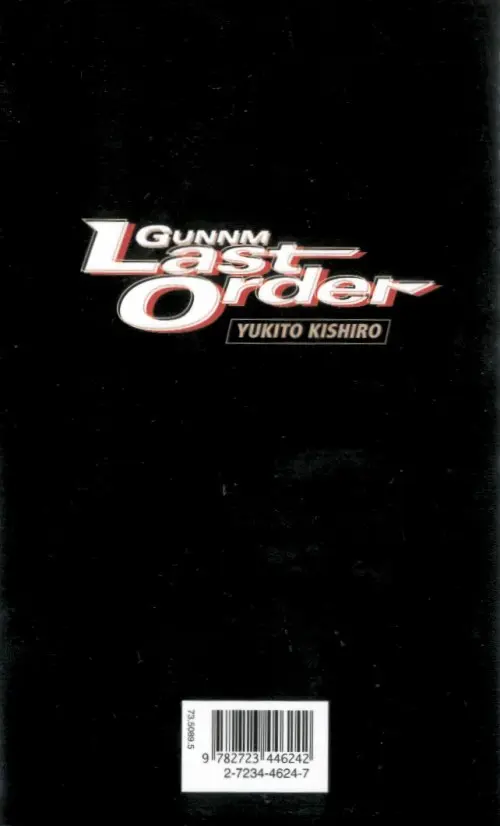 Verso de l'album Gunnm - Last Order Vol. 3