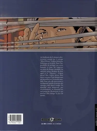 Verso de l'album Kim Tome 1 Code Azefi