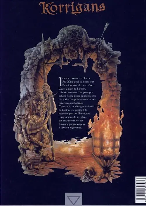 Verso de l'album Korrigans Tome 2 Guerriers des ténèbres
