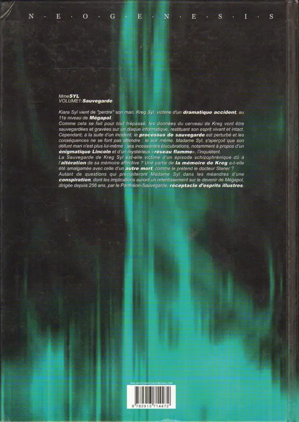 Verso de l'album Mme Syl Tome 1 Sauvegarde
