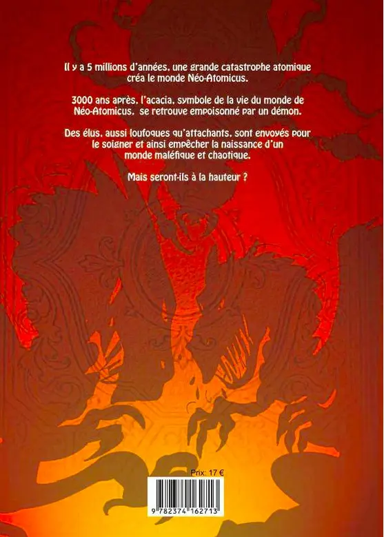 Verso de l'album Néo-Atomicus La conspiration du temps