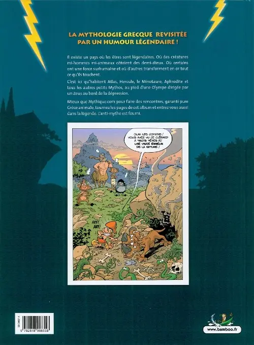 Verso de l'album Les Petits Mythos Tome 1 Foudre à gratter