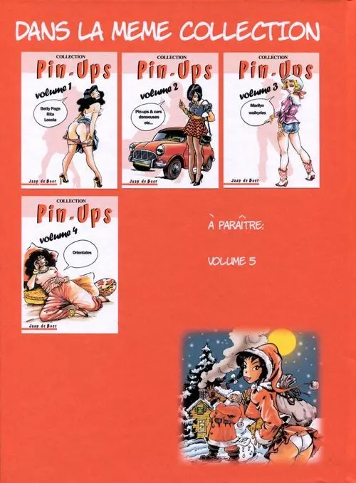 Verso de l'album Pin-ups collection Volume 4 Orientales