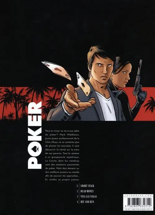 Verso de l'album Poker Tome 4 Hit and Run