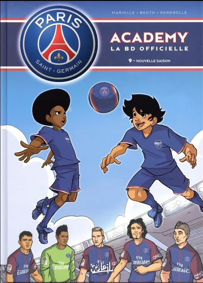 Couverture de l'album PSG academy Tome 9 Nouvelle saison