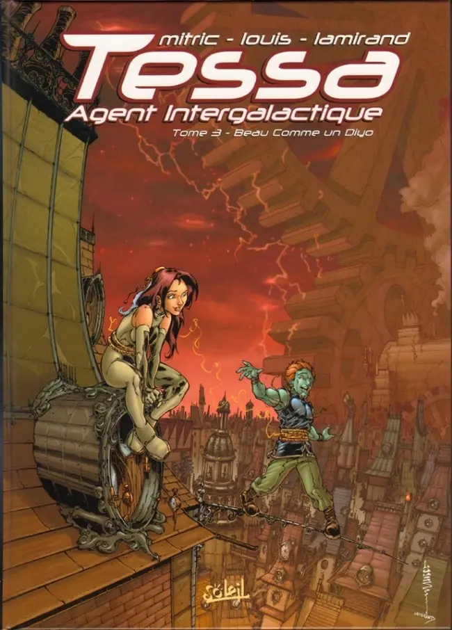 Couverture de l'album Tessa agent intergalactique Tome 3 Beau Comme un Diyo
