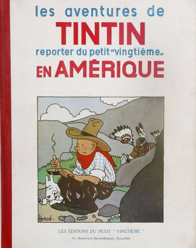 Couverture de l'album Tintin Tome 3 Tintin en Amérique
