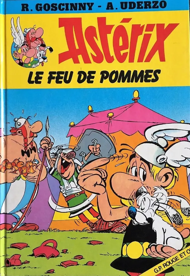 Couverture de l'album Astérix Tome 4 Le feu de pommes