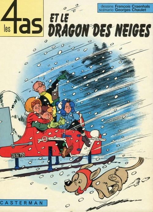 Couverture de l'album Les 4 as Tome 7 Les 4 as et le dragon des neiges