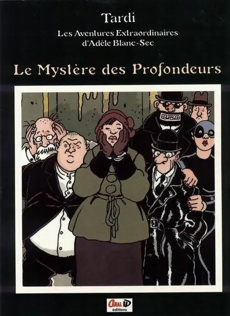 Couverture de l'album Les Aventures Extraordinaires d'Adèle Blanc-Sec Tome 8 Le Mystère des Profondeurs